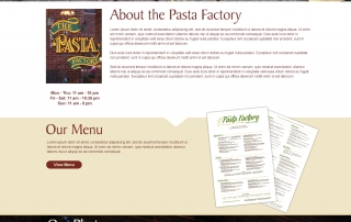 The Pasta Factory in Columbia Missouri.
