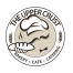 The logo for Uppercrust Cafe and Catering in Columbia, MO